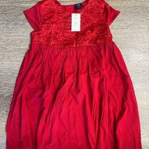 GAP Red Floral Kids Dress